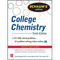 Schaum's Outline of College Chemistry: 1,340 Solved Problems + 23 Videos (Schaum's Outlines) 10th Edition