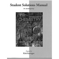 Student's Solutions Manual for Introduction to Chemistry