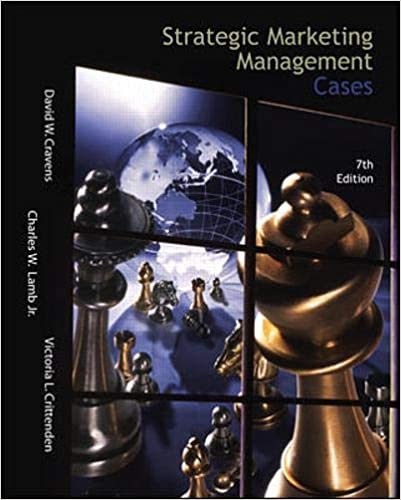 Strategic Marketing Management Cases w/Excel Spreadsheets