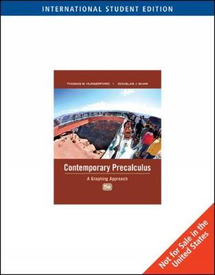 Contemporary Precalculus: A Graphing Approach, International Edition