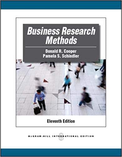 Business Research Methods (McGraw-Hill/Irwin Series Operations and Decision Sciences)