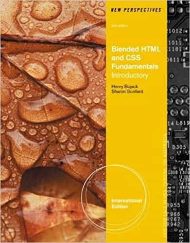 New Perspectives on Blended HTML and CSS Fundamentals