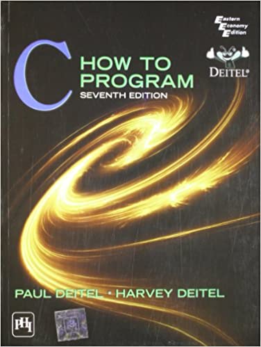 C : HOW TO PROGRAME . 7/ED.