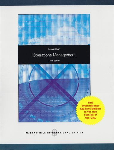 Operations Management (McGraw-Hill/Irwin Series Operations and Decision Sciences)