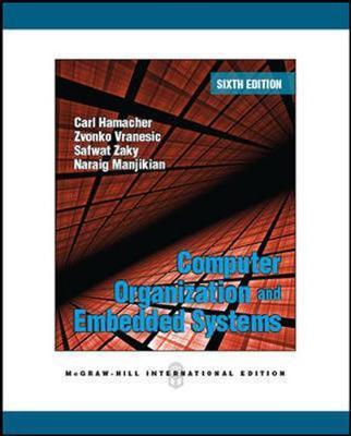 Computer Organization and Embedded Systems